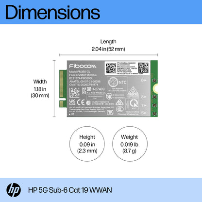 HP 5G Sub-6 Cat 19 WWAN Internal Network Adapter