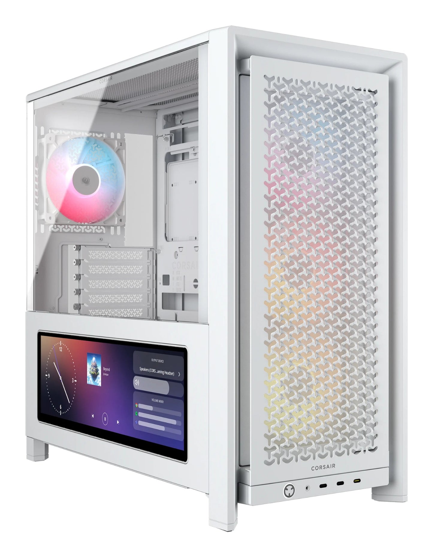 Corsair FRAME 4000D LCD RS ARGB Midi Tower White PC Case
