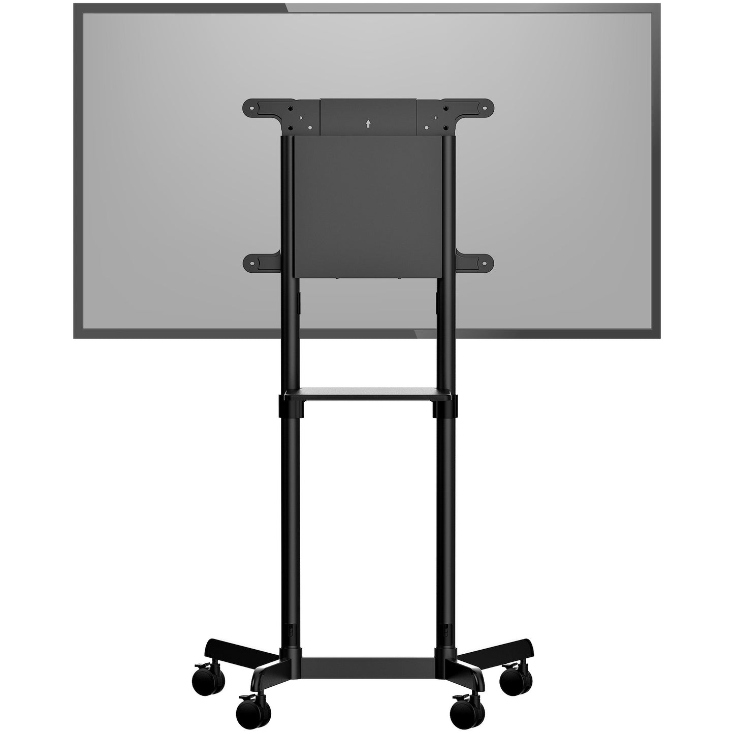 StarTech.com Mobile TV Cart - Portable Rolling TV Stand for 37-70" VESA Display Mount