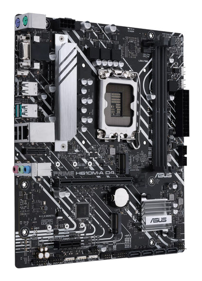 ASUS PRIME H610M-A D4-CSM Intel H610 LGA 1700 micro ATX Motherboard