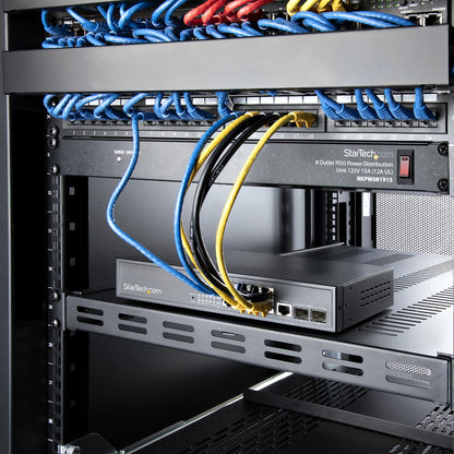 StarTech.com 1U 4-Post Adjustable Vented Server Rack Mount Shelf - 330lbs(150 kg)