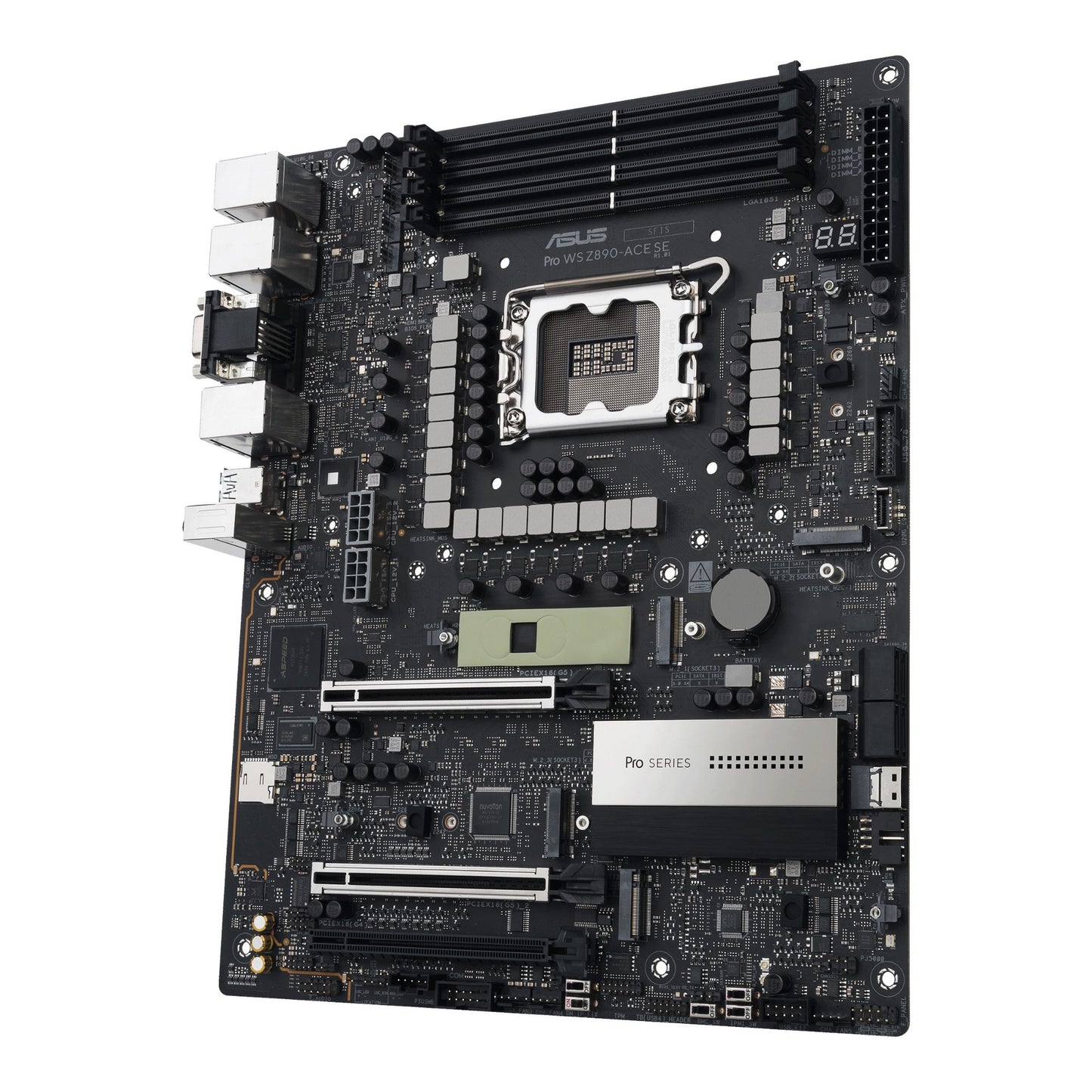 ASUS PRO WS Z890-ACE SE Intel Z890 LGA 1851 (Socket V1) ATX Motherboard