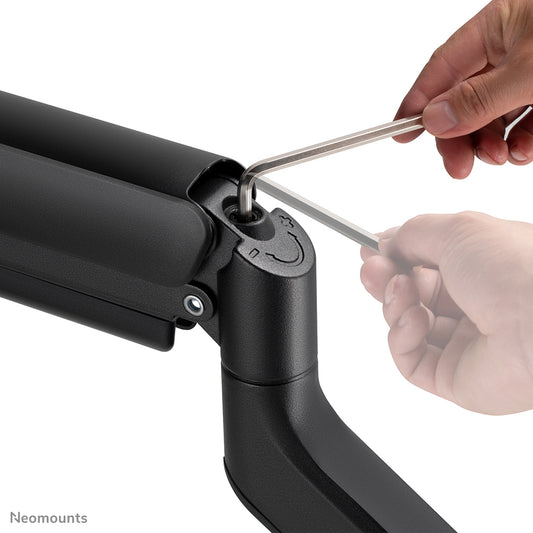 Neomounts DS70-450BL1 Monitor arm 17-42" - gas spring - Topfix - 180°-stop