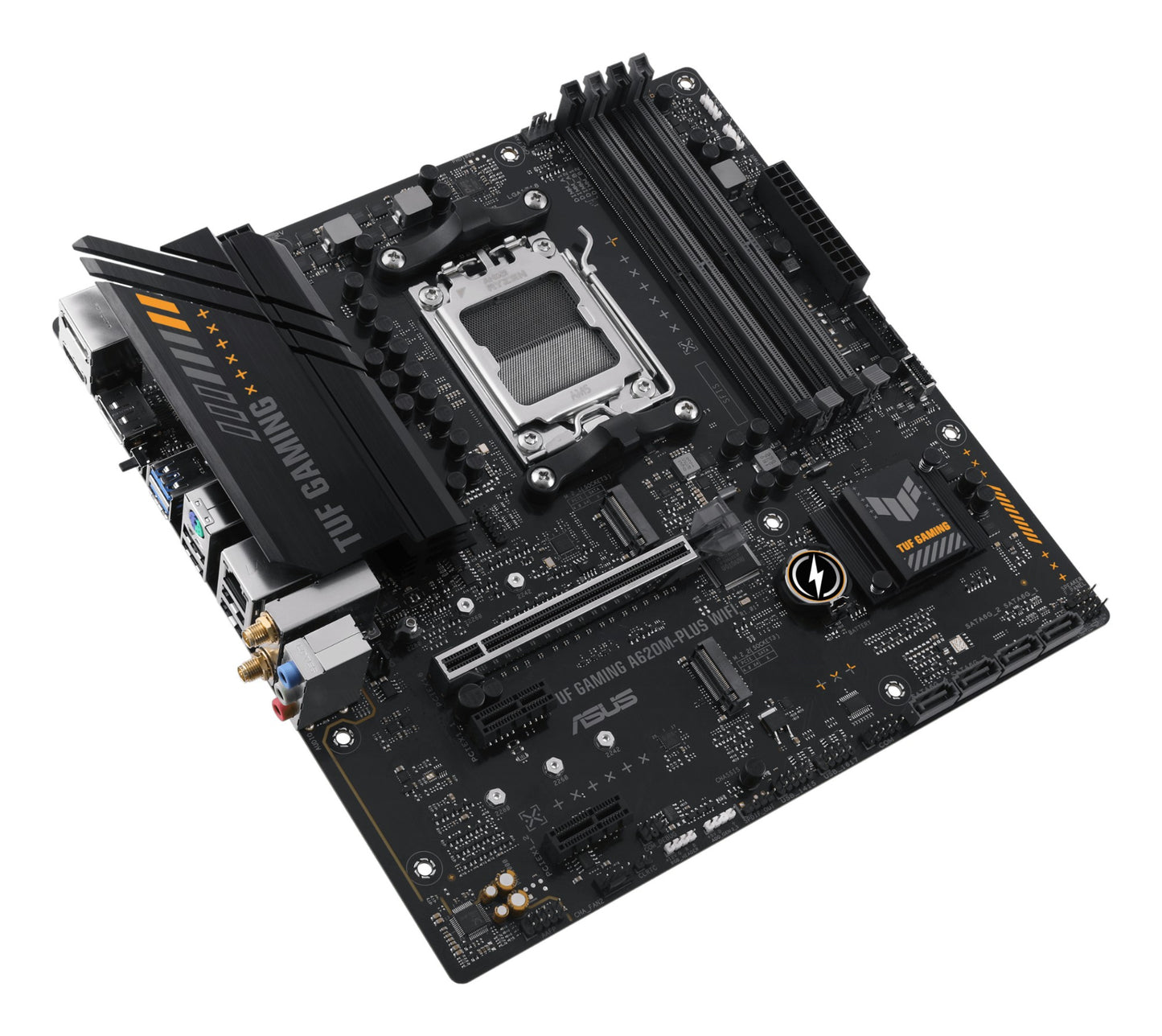 ASUS TUF GAMING A620M-PLUS WIFI AMD A620 Socket AM5 micro ATX Motherboard