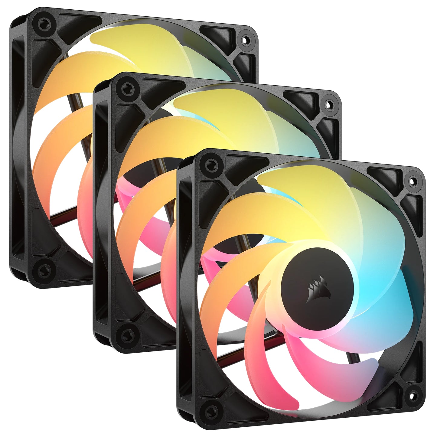 Corsair RS120-R ARGB Computer case Fan 12 cm Black 3 pc(s) Cooling