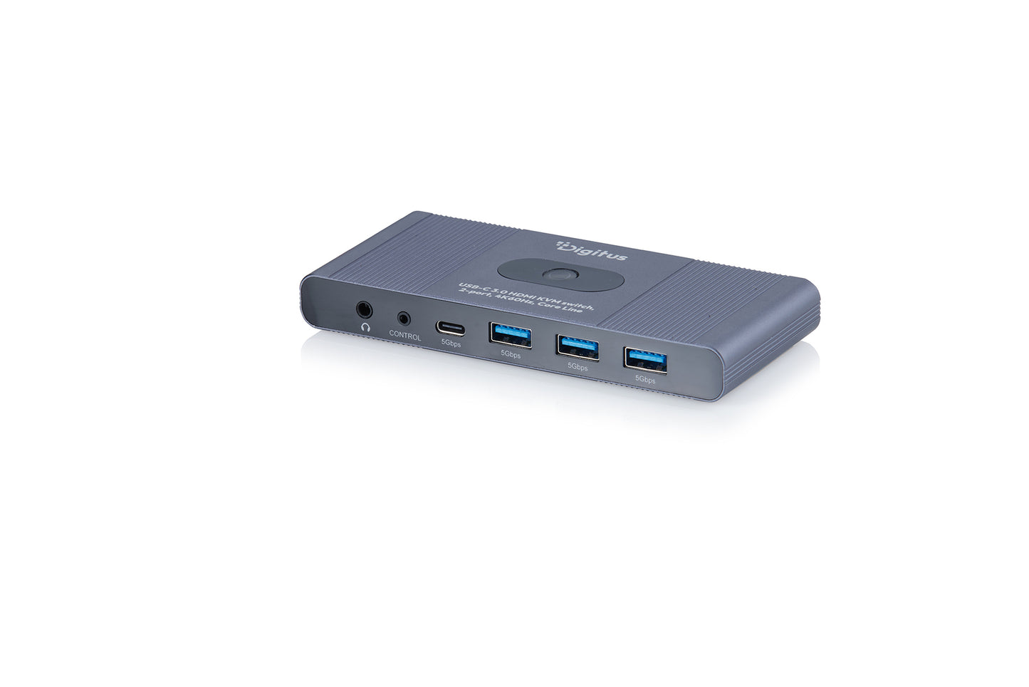 Digitus USB-C 3.0 HDMI KVM switch, 2-port, 4K60Hz, Core Line