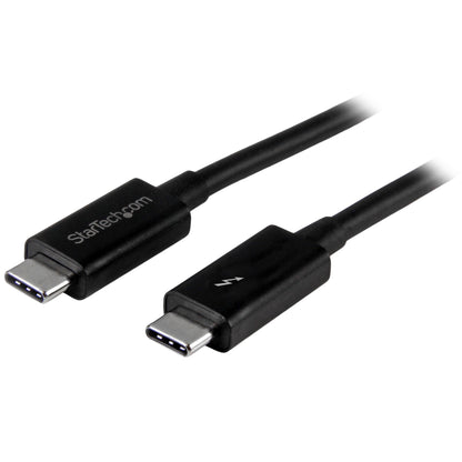 StarTech.com 3.3ft (1m) Thunderbolt 3 Cable, 20Gbps, 100W PD, 4K, Thunderbolt