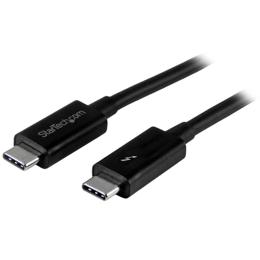 StarTech.com 3.3ft (1m) Thunderbolt 3 Cable, 20Gbps, 100W PD, 4K, Thunderbolt