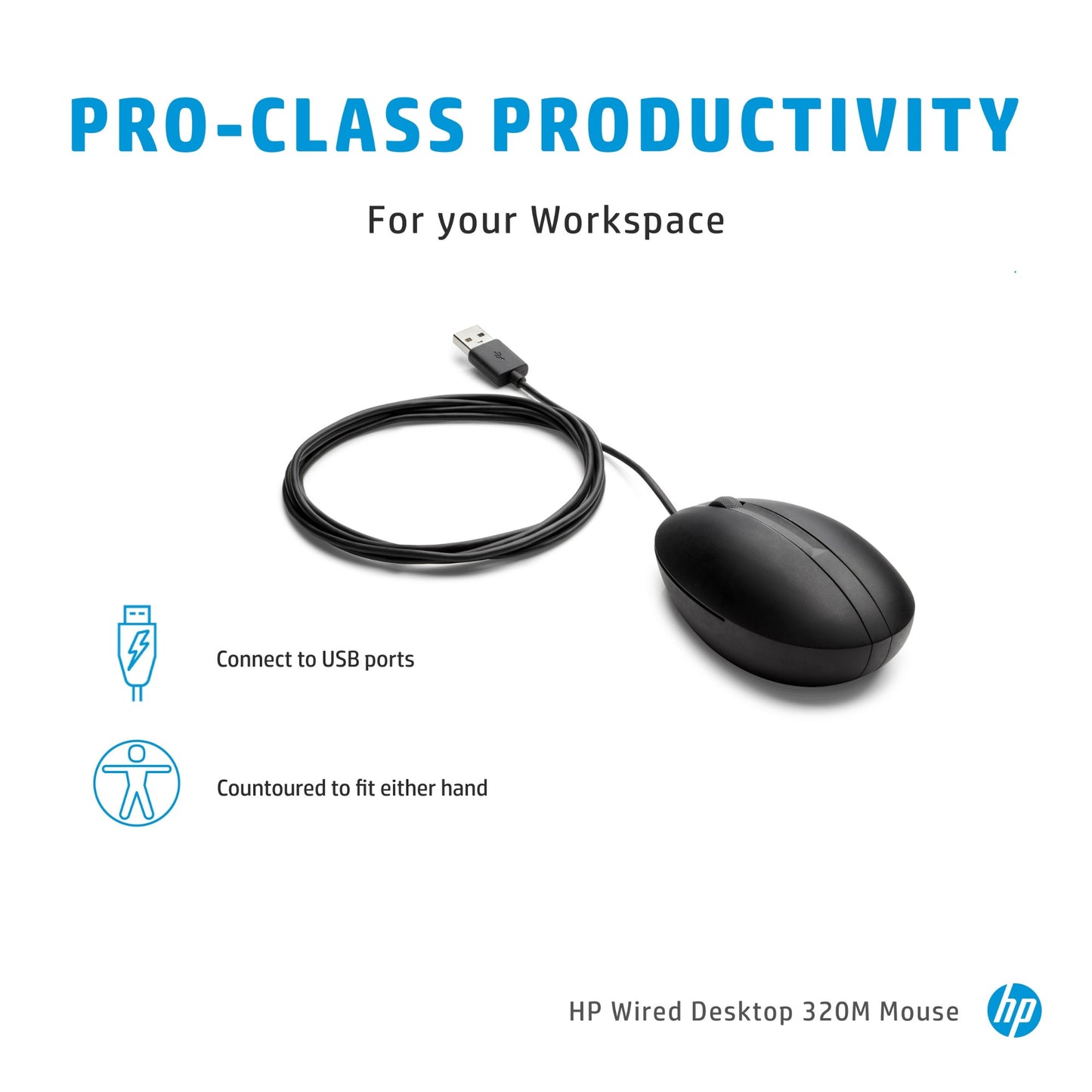 HP 320M Wired Mouse