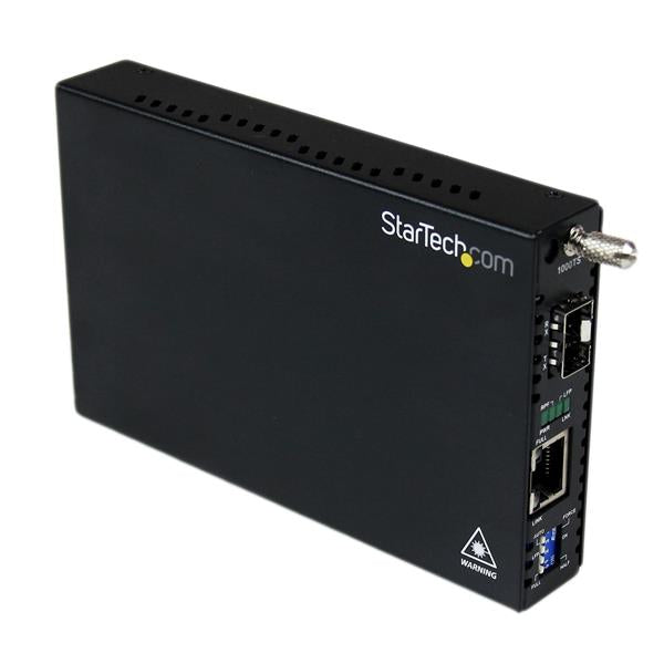 StarTech.com Gigabit Ethernet Fiber Media Converter with Open SFP Slot Networking