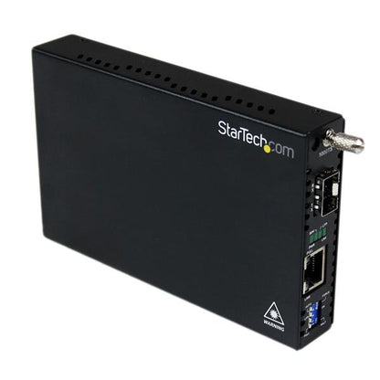 StarTech.com Gigabit Ethernet Fiber Media Converter with Open SFP Slot Networking