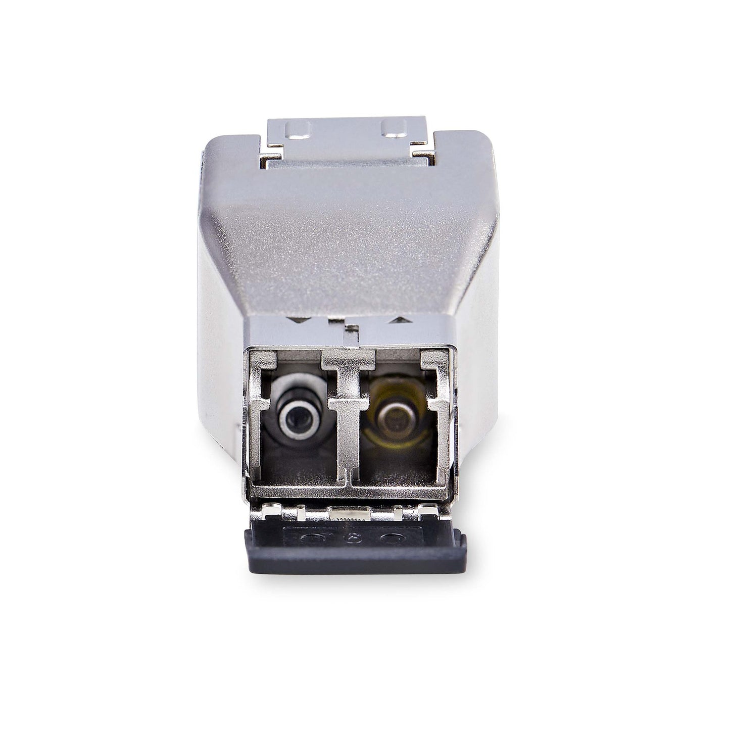 StarTech.com Gigabit Fiber to RJ45 Ethernet Media Converter Dongle, Optical Singlemode 10km/Multimode 800m, PoE Powered, Compact Design, Metal Housing, Micro Mini, TAA Networking
