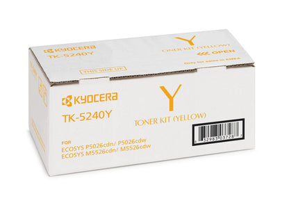 KYOCERA 1T02R7ANL0/TK-5240Y Yellow Toner Cartridge (3K pages, Kyocera M 5526)
