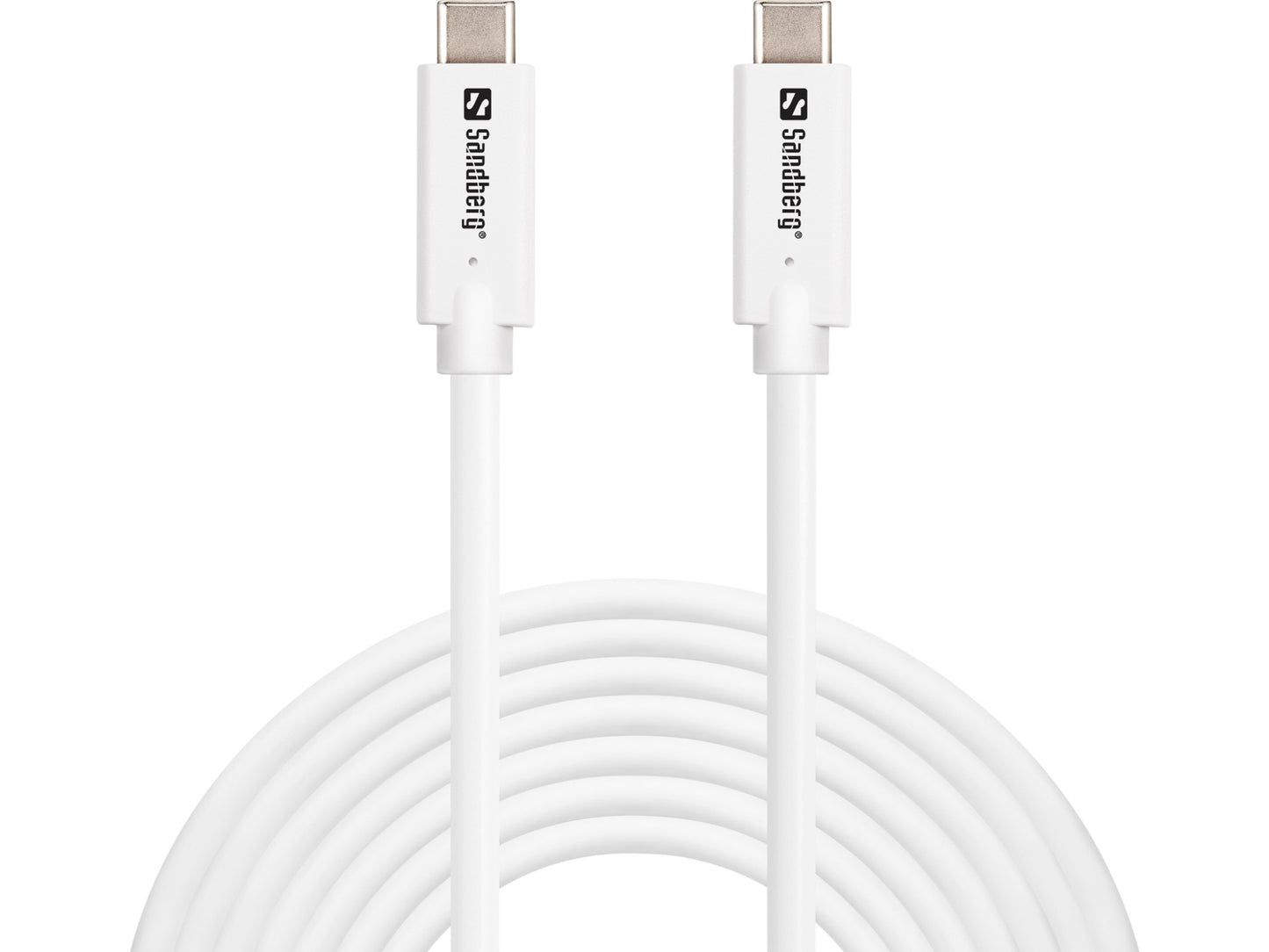 Sandberg USB-C>C USB 3.2 Gen2 100W, 5m Cable