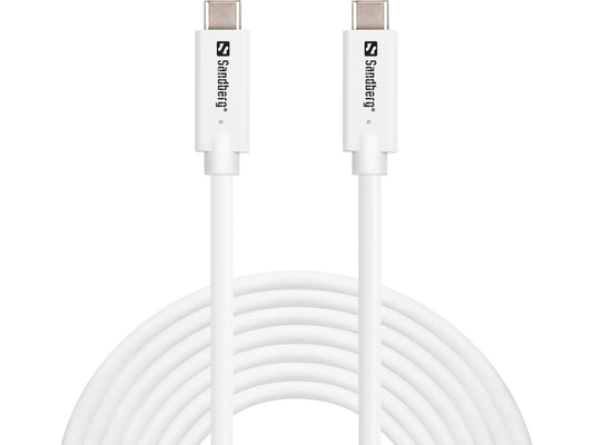 Sandberg USB-C>C USB 3.2 Gen2 100W, 5m Cable
