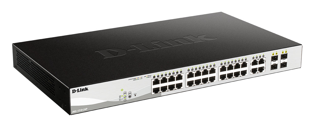 D-Link 24-Port Gigabit PoE Smart Switch