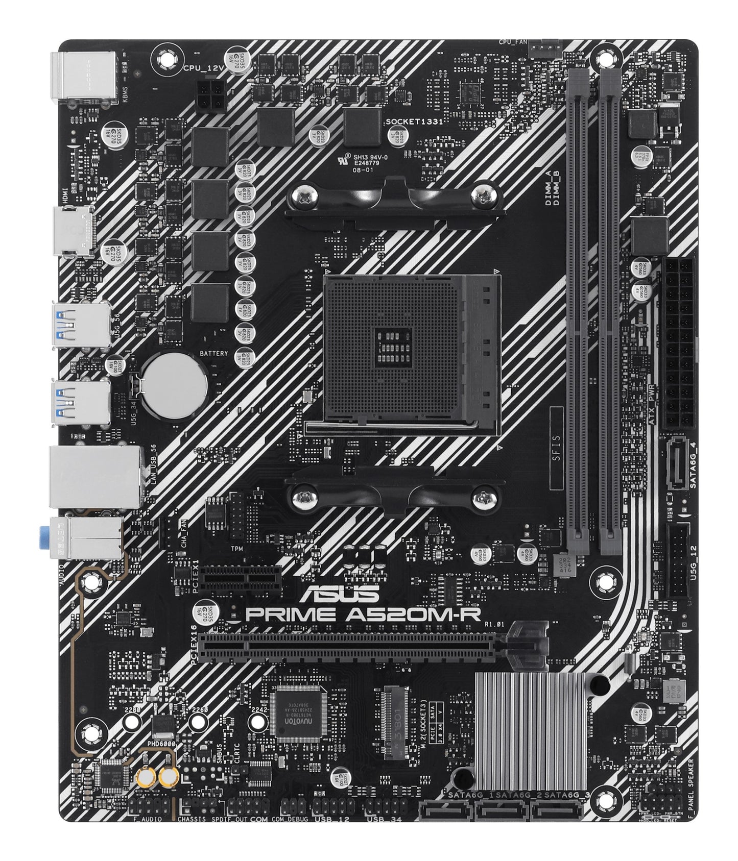 ASUS PRIME A520M-R AMD A520 Socket AM4 micro ATX Motherboard