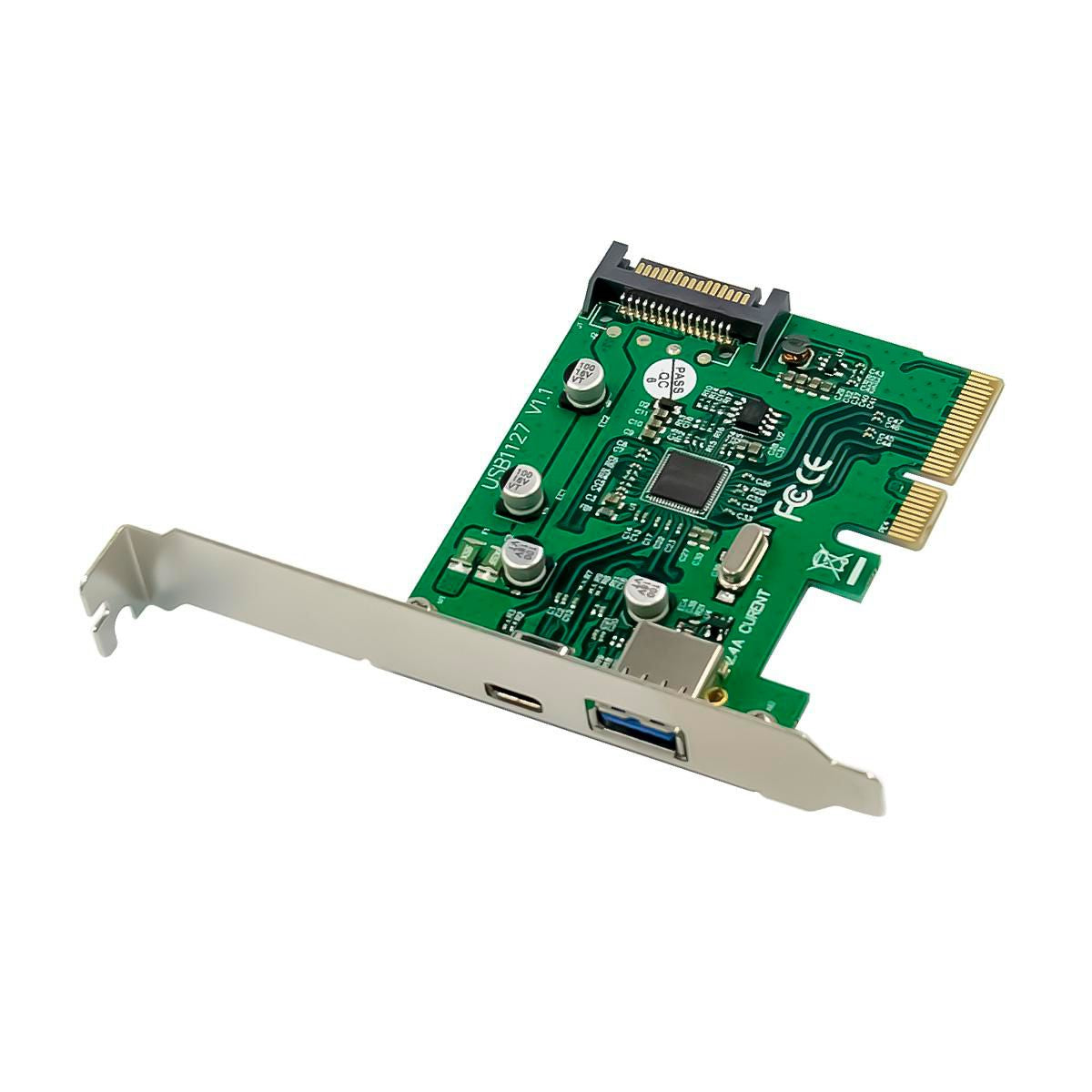 Microconnect MC-PCIE-ASM1142-CA interface cards/adapter Internal USB 3.2 Gen 1 (3.1 Hub