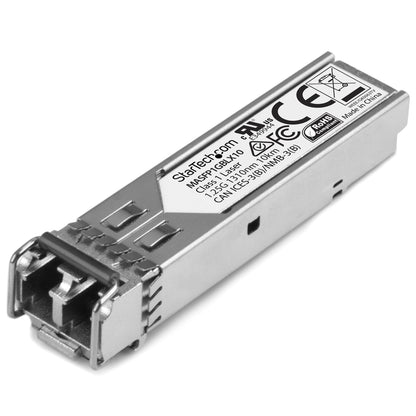 StarTech.com Cisco Meraki MA-SFP-1GB-LX10 Compatible SFP Module - 1000BASE-LX - 1GbE Single Mode Fiber SMF Optic Transceiver - 1GE Gigabit Ethernet SFP - LC 10km - 1310nm - DDM Cisco Meraki MS225, MX400, MS250 Networking