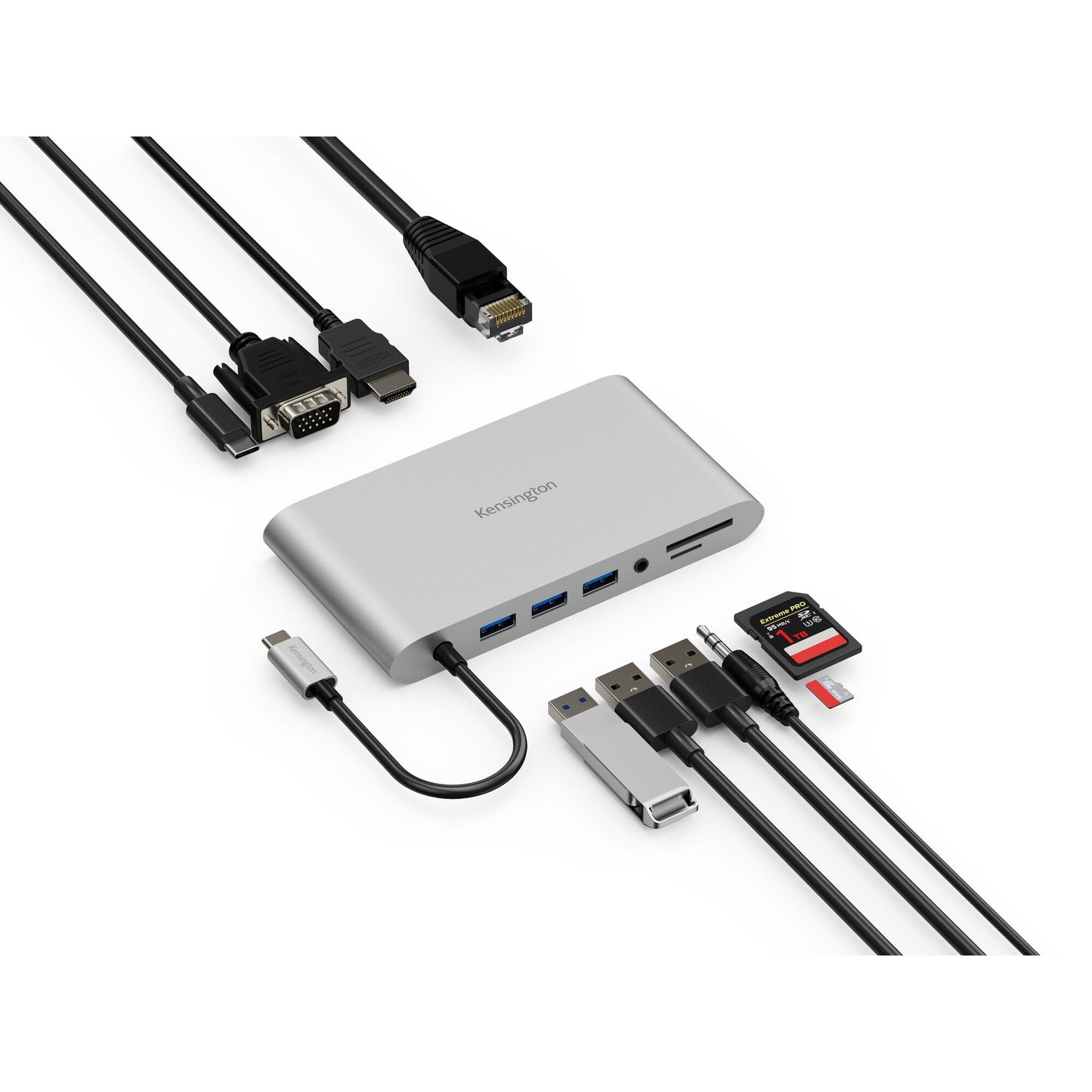 Kensington UH1440P 5Gbps Video USB-C Docking Station 85W