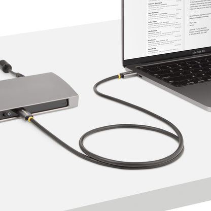 StarTech.com 3ft (1m) USB4 Cable 40Gbps, 100W (5A) Power Delivery, 8K 120Hz / 4K