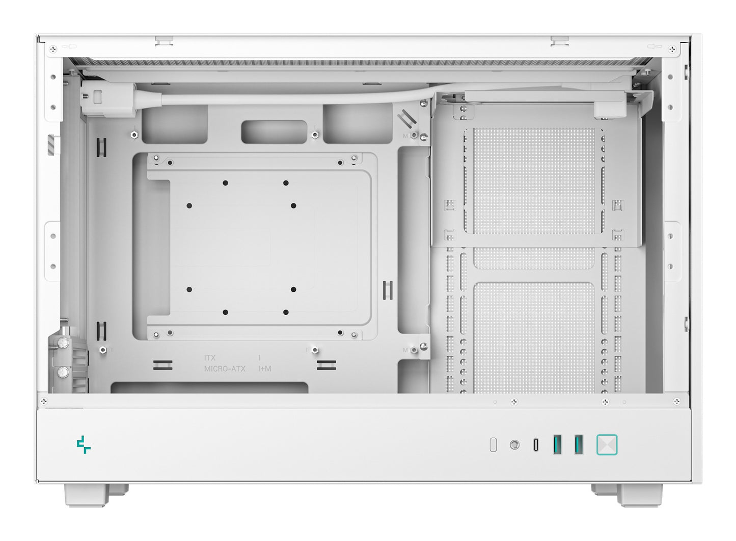 DeepCool CH260 WH Micro Tower White PC Case
