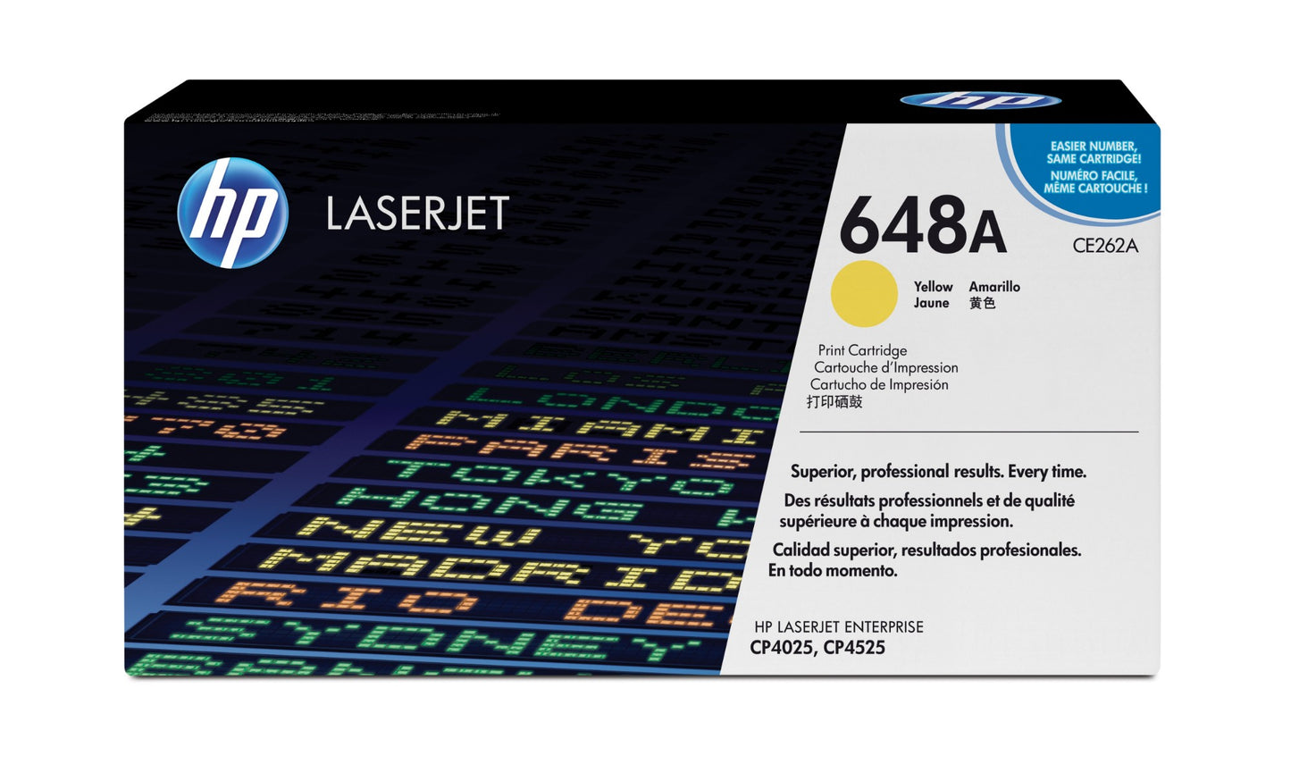 HP CE262A/648A Yellow Toner Cartridge (11K pages)