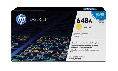 HP CE262A/648A Yellow Toner Cartridge (11K pages)