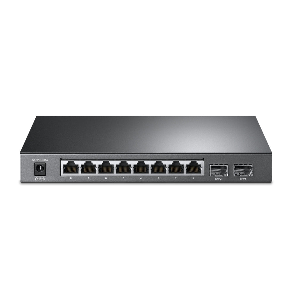 TP-LINK JetStream 10-Port Gigabit Smart Switch with 8-Port PoE+