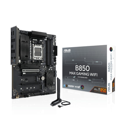 ASUS B850 MAX GAMING WIFI AMD B850 Socket AM5 ATX Motherboard