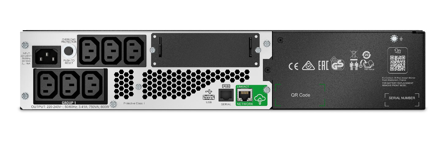 APC Smart-UPS 750VA Line-Interactive Rackmount UPS