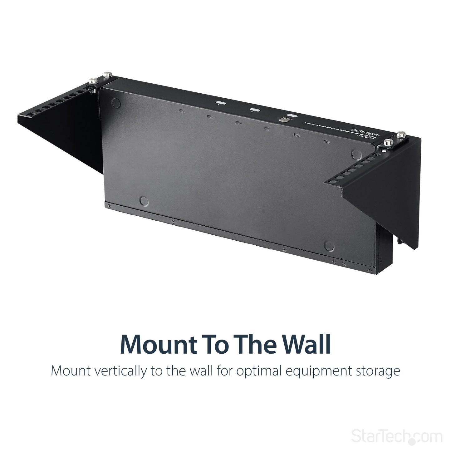 StarTech.com 4U 19in Steel Vertical Wall Mount Equipment Rack Bracket - TAA