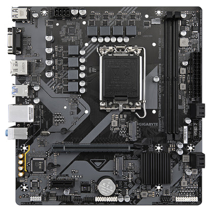 Gigabyte B760M E Motherboard - Supports 14th Gen. Intel Core CPUs, 6+1+1 phases VRM