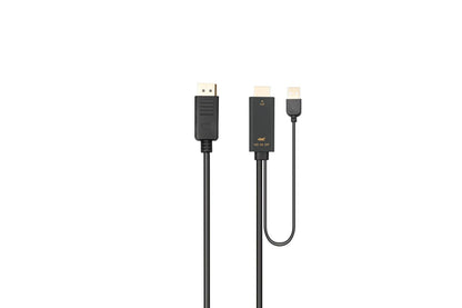 Microconnect HDMI-DP-CON2 video cable adapter 2 m DisplayPort Black
