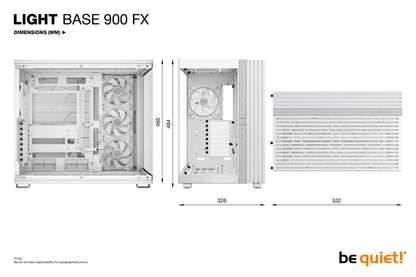 be quiet! LIGHT BASE 900 FX White Full Tower PC Case