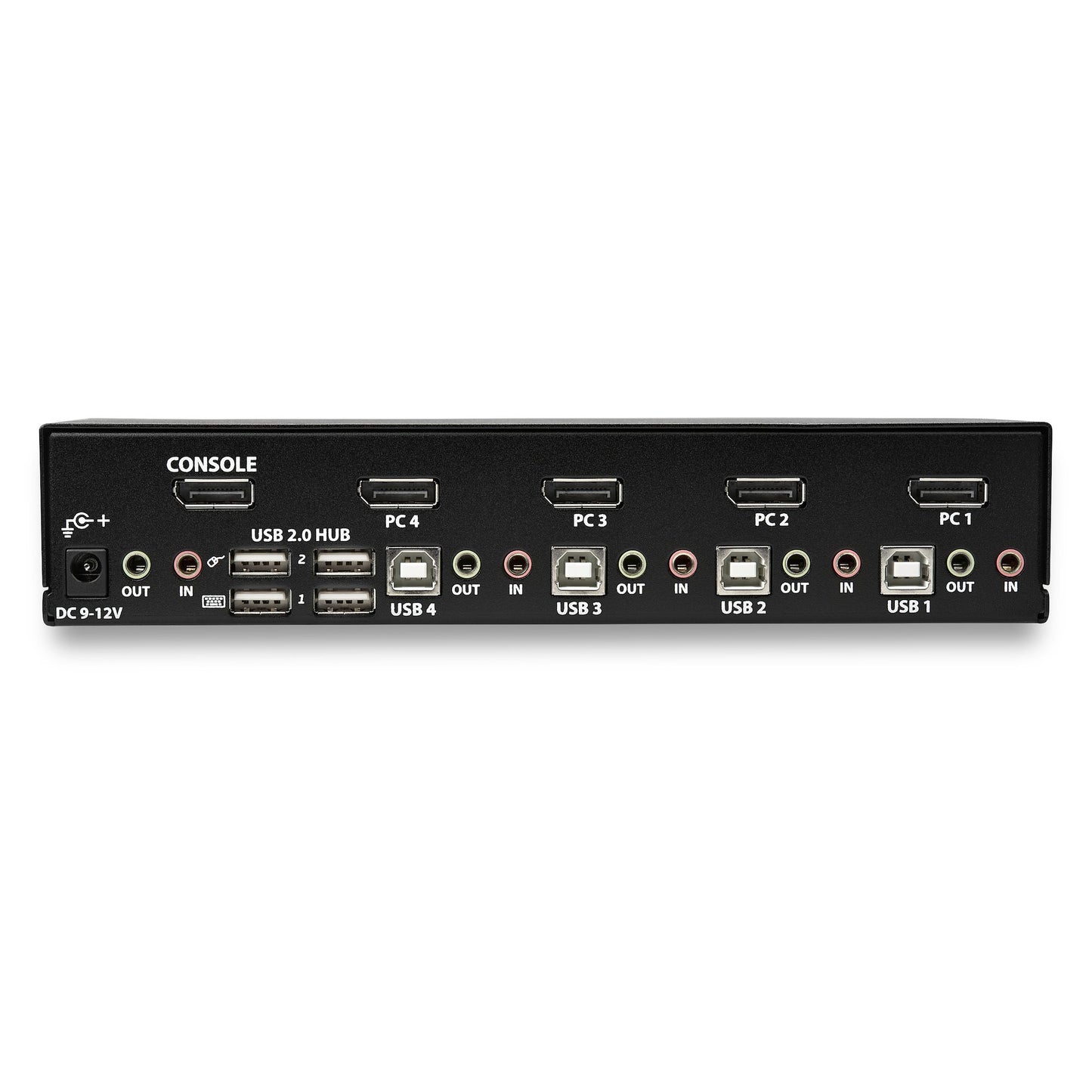 StarTech.com 4 Port DisplayPort KVM Switch - 4K 60Hz - Single Display - Dual Port