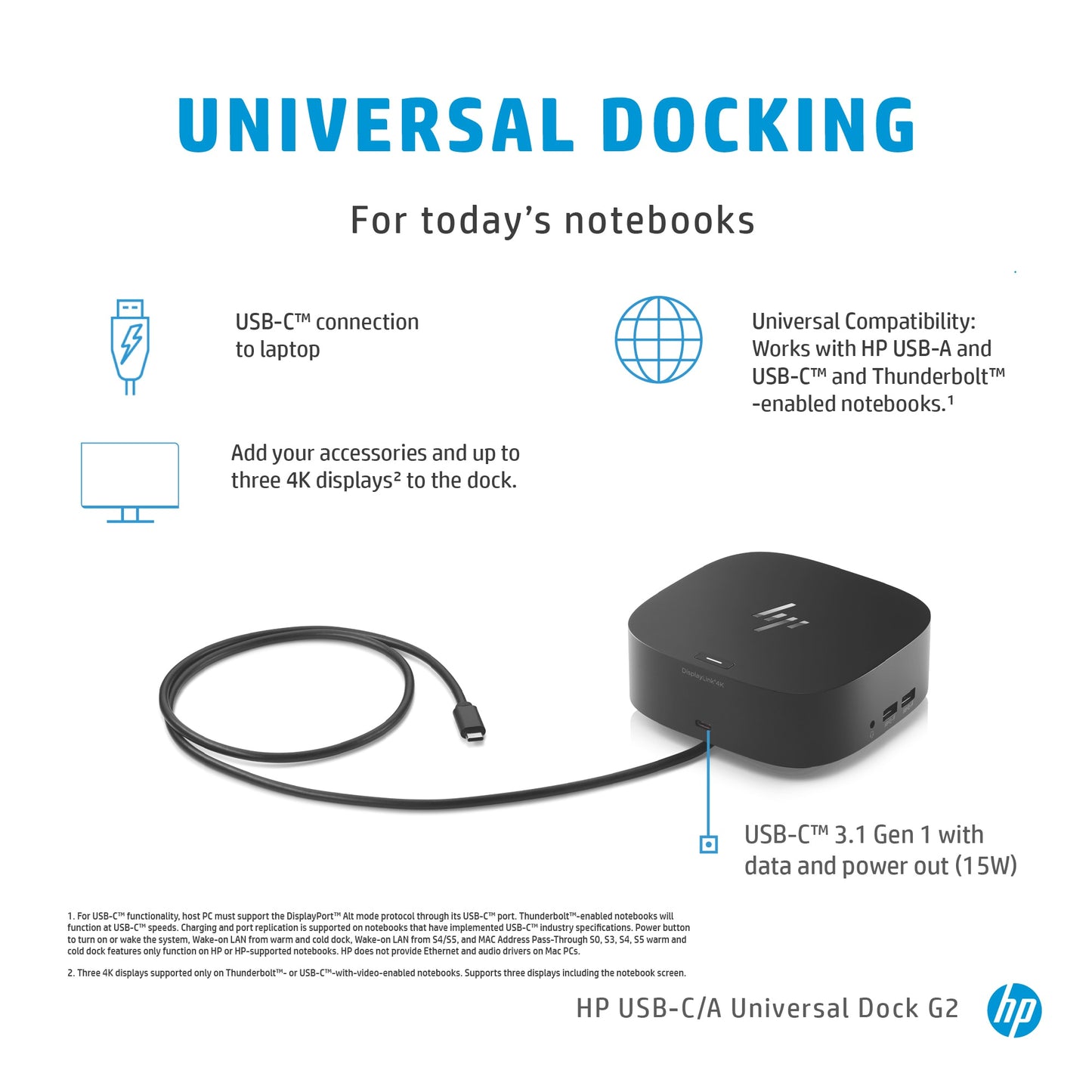 HP G5 USB-C Docking Station
