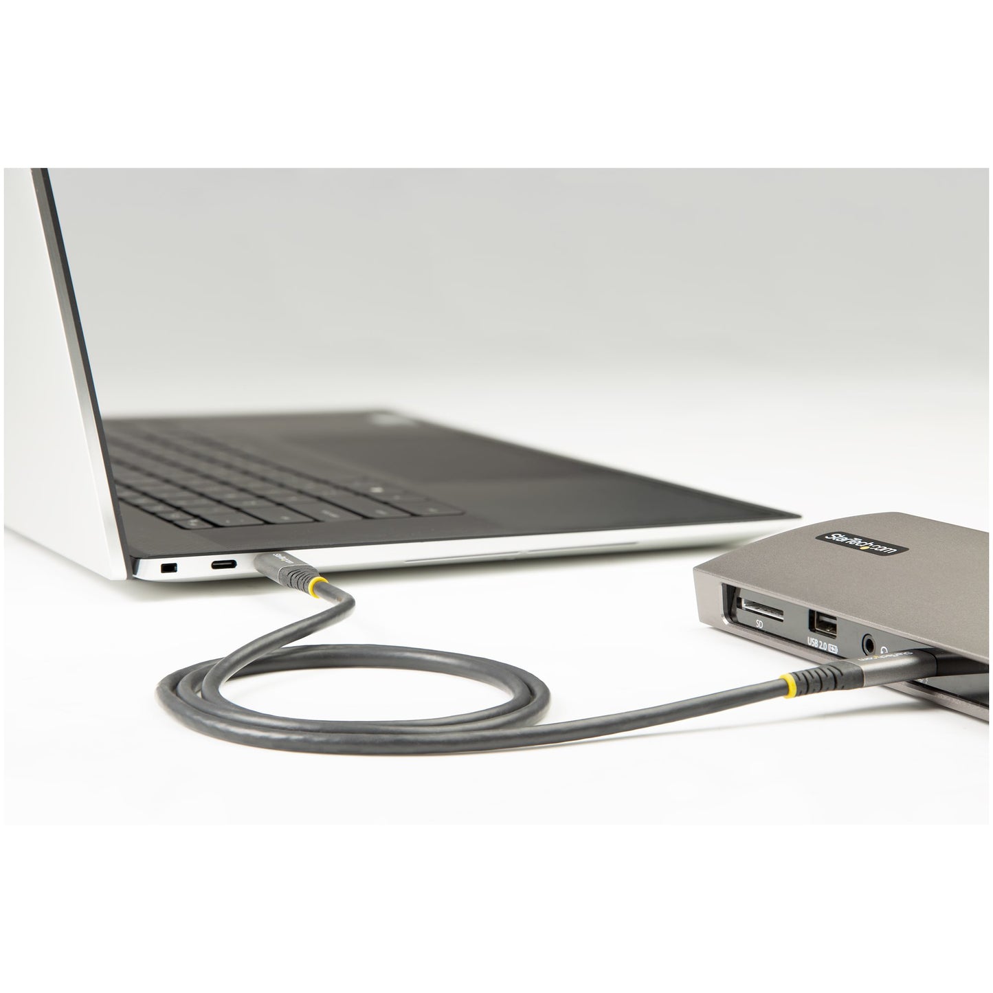 StarTech.com 6.6ft (2m) USB-C Cable, USB 5Gbps, 100W (5A) Power Delivery, 4K 60Hz DP