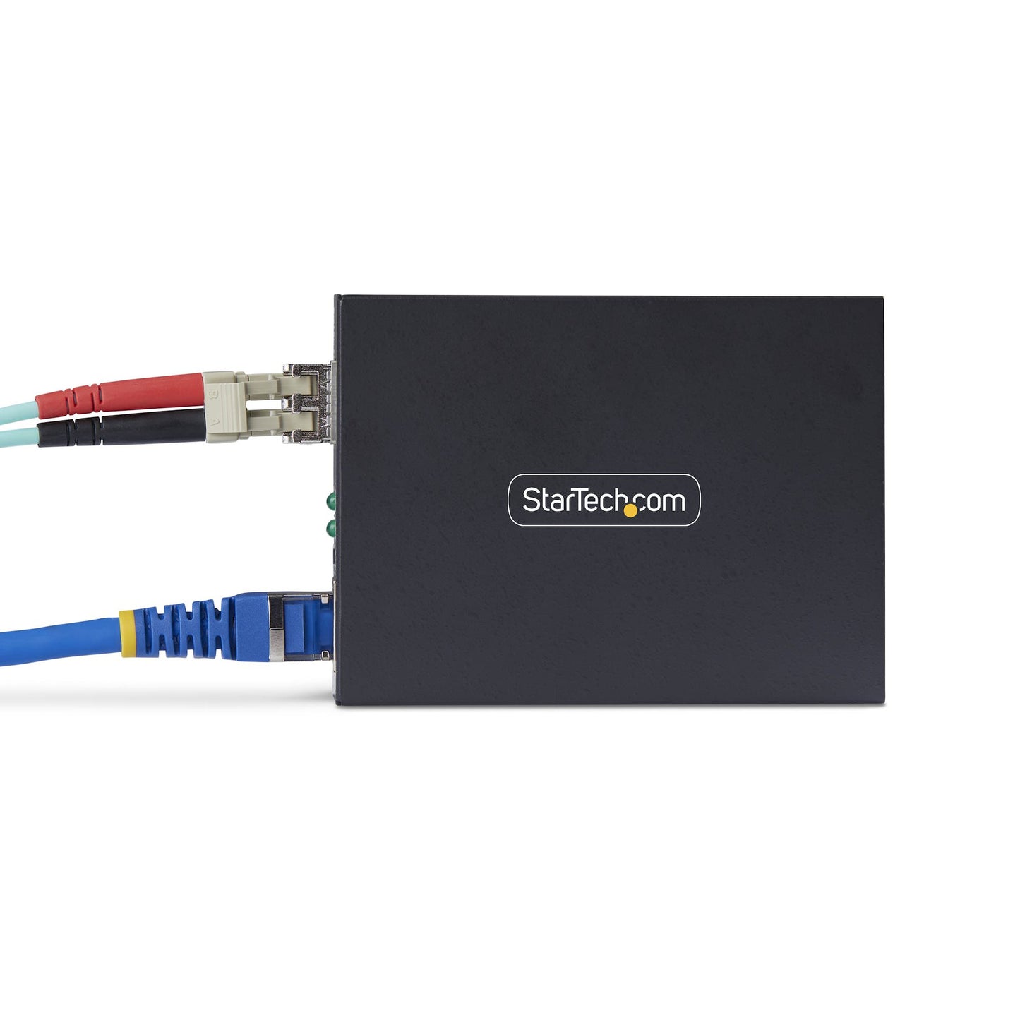StarTech.com Single-Mode (SM) LC Fiber Media Converter for 10/100/1000 Networks, Standalone Gigabit Ethernet to Fiber Converter, 40km - TAA Networking