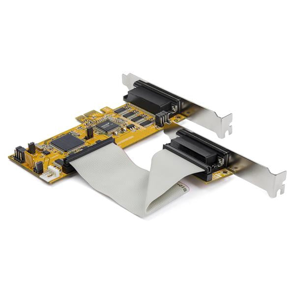 StarTech.com 8-Port PCI Express RS232 Serial Adapter Card, PCIe RS232 Serial Card Hub (S1050LP)