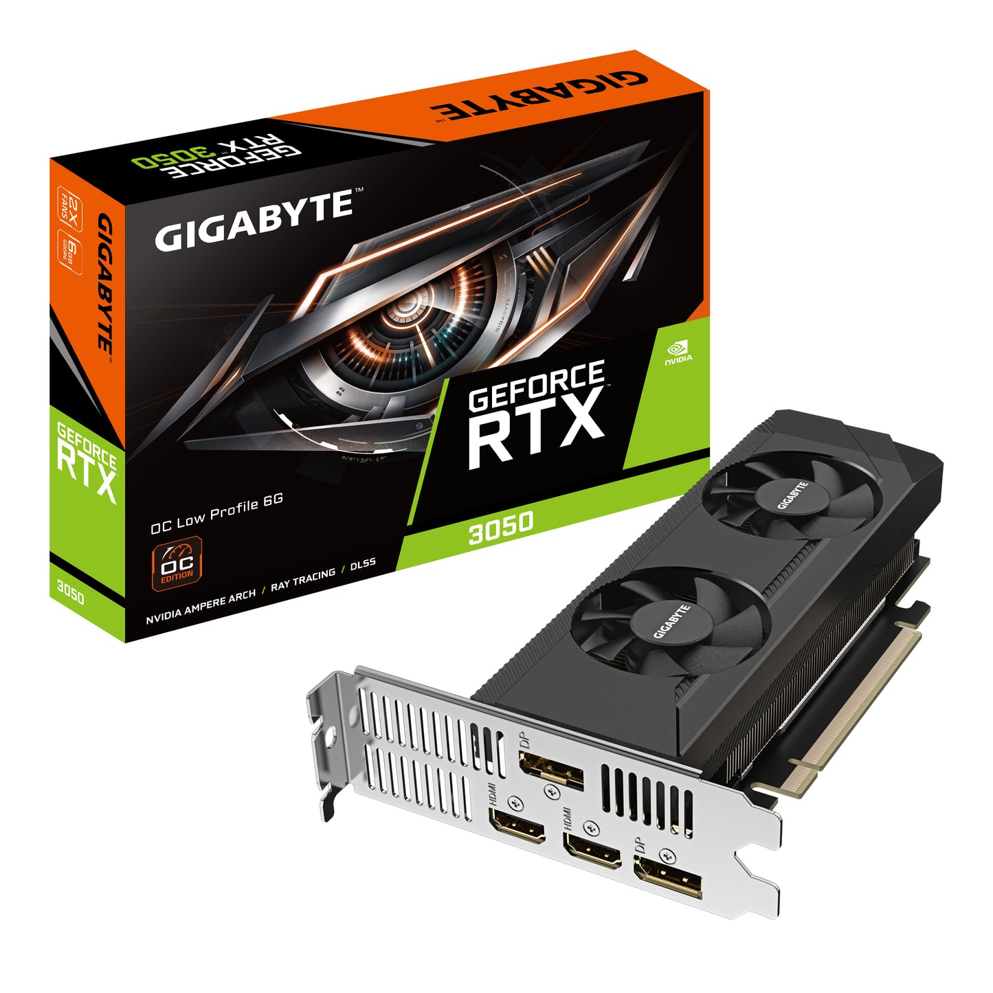 Gigabyte GeForce RTX 3050 6GB GDDR6 OC Graphics Card