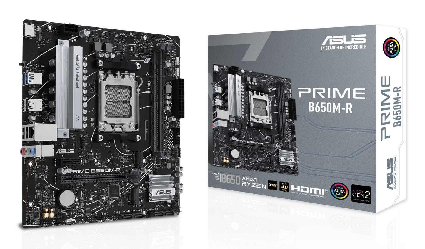 ASUS PRIME B650M-R AMD B650 Socket AM5 micro ATX Motherboard