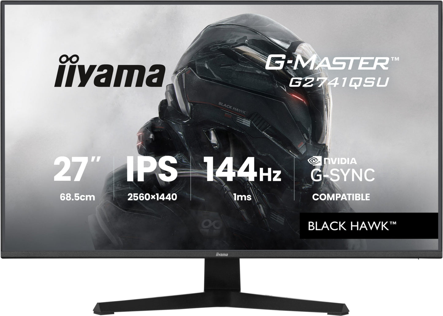 iiyama G-MASTER G2741QSU-B1 27" QHD IPS 144Hz Monitor