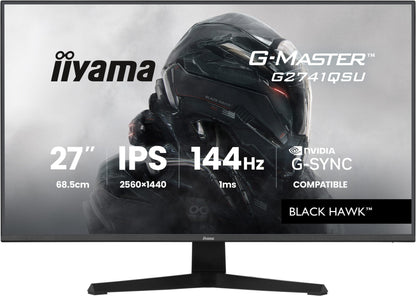 iiyama G-MASTER G2741QSU-B1 27" QHD IPS 144Hz Monitor