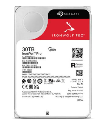 Seagate IronWolf Pro 30TB 3.5" SATA 7200 RPM NAS HDD