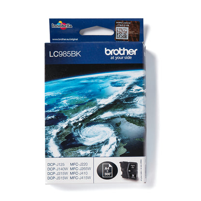 Brother LC-985BK Black Ink Cartridge (300 pages, Brother DCP-J 125)