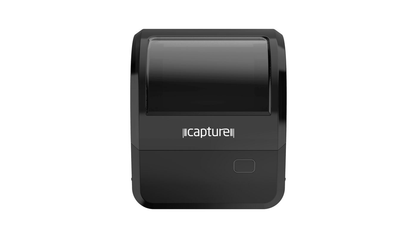 CAPTURE Direct Thermal, 203dpi, Desktop, USB+Serial+Ethernet Black label printer