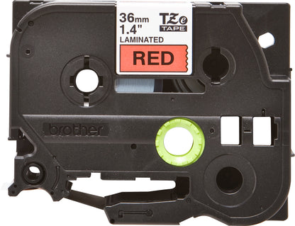 Brother TZE-461 DirectLabel black on red Laminat 36mm x 8m for Brother P-Touch TZ Labels