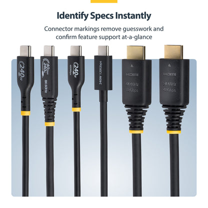 StarTech.com 3m (10ft) Certified Ultra High Speed HDMI Cable, 8K 60Hz/4K 120Hz, HDMI