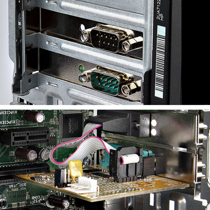 StarTech.com 2-Port PCI Express Serial Interface Card, Dual Port PCIe to RS232 (DB9) Hub
